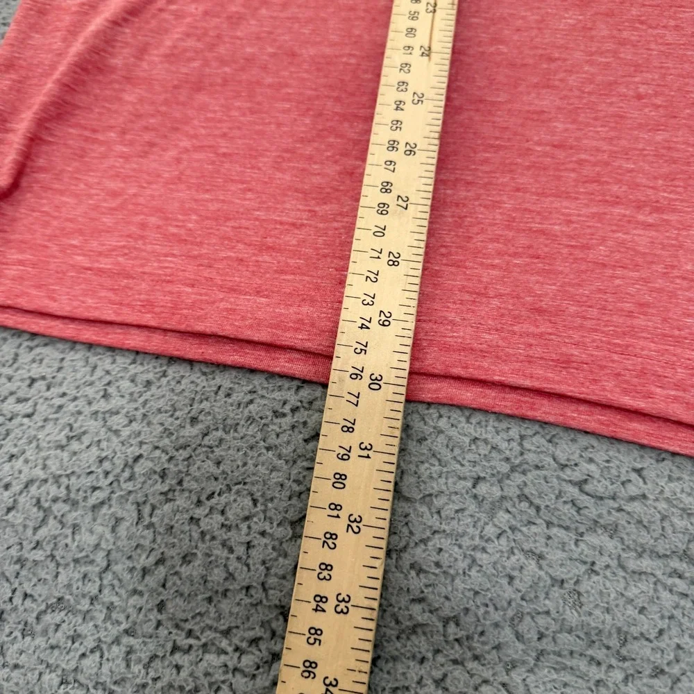 Banana Republic Polo Shirt Mens XL Vintage Wash Red Heathered Short Sleeve
